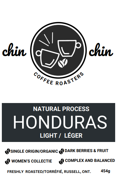 HONDURAS NATURAL PROCESS LIGHT ROAST-Chin Chin Coffee Roasters